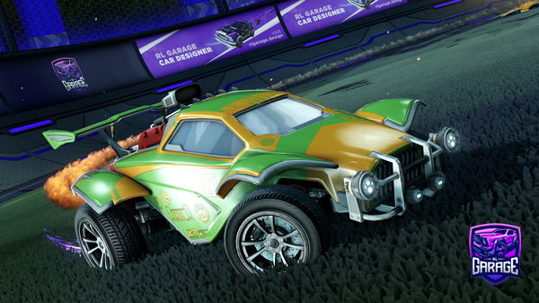 A Rocket League car design from zap88