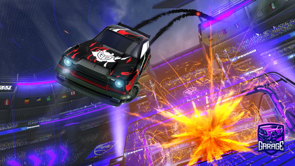A Rocket League car design from greasygman