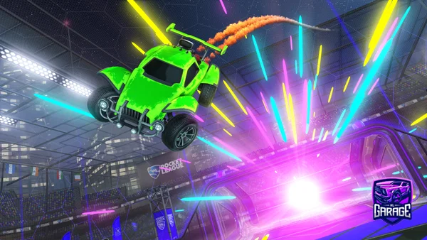 A Rocket League car design from Skybluefrog7