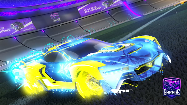 A Rocket League car design from brain_dix