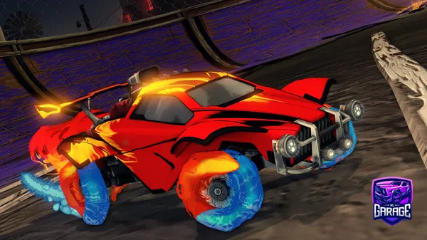 A Rocket League car design from -Goose-