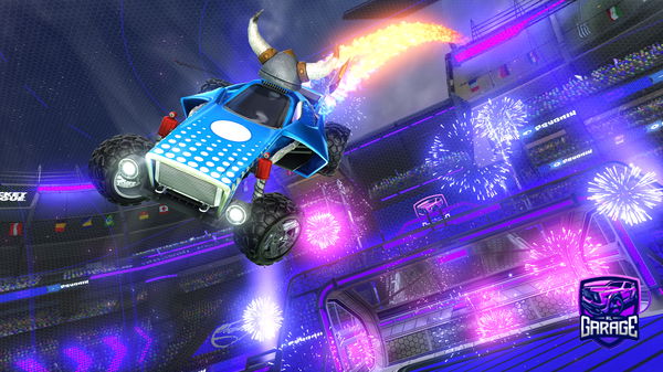 A Rocket League car design from Djv7