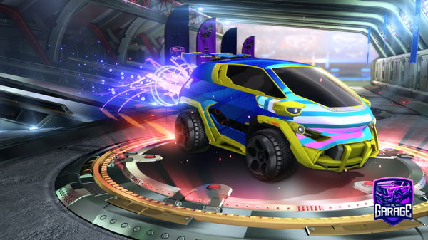 A Rocket League car design from Milesgamerb