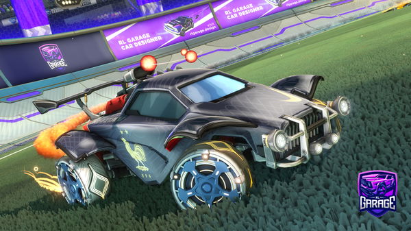 A Rocket League car design from puff1n