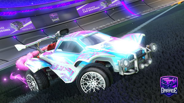 A Rocket League car design from santiago_uy