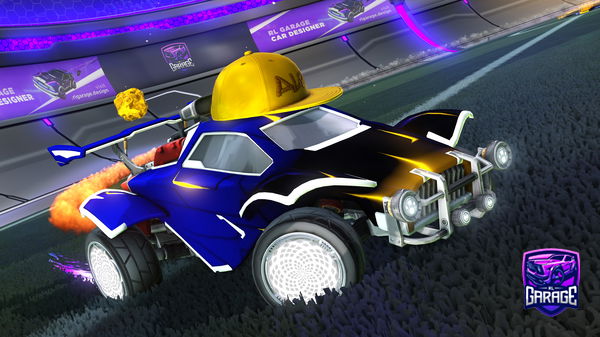 A Rocket League car design from zhgcv