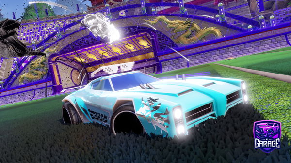 A Rocket League car design from hdrokker