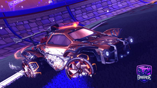 A Rocket League car design from -Goose-
