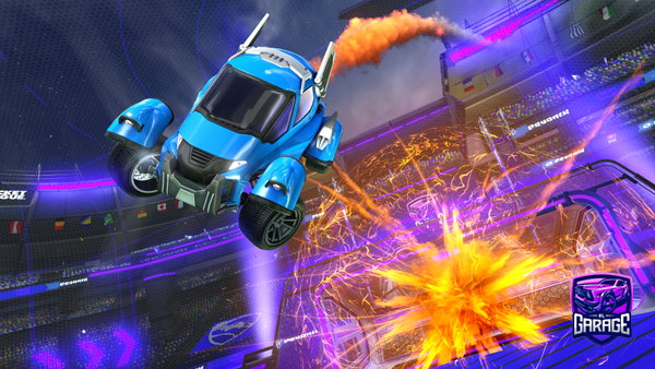 A Rocket League car design from jxkaocjdmskc