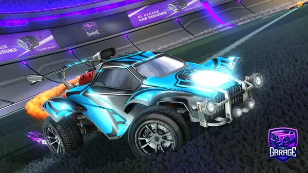 A Rocket League car design from sazerac