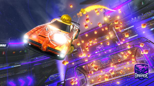 A Rocket League car design from Hatsusuke