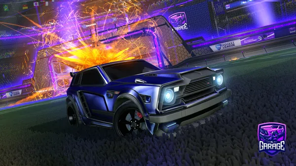 A Rocket League car design from Tomei124