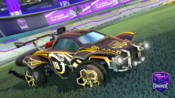 A Rocket League car design from satt-up