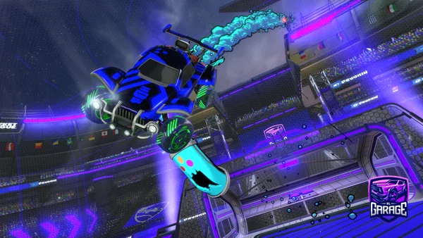 A Rocket League car design from roryscott24