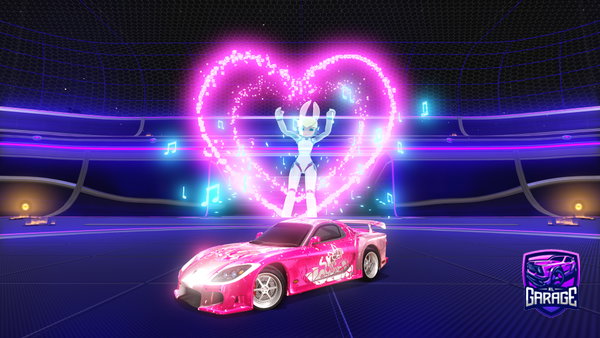 A Rocket League car design from akio_miashi
