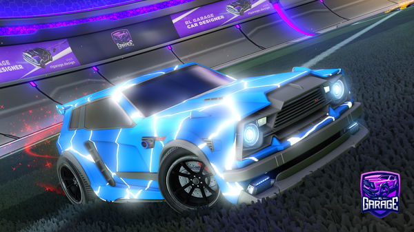 A Rocket League car design from VariedFiber4866