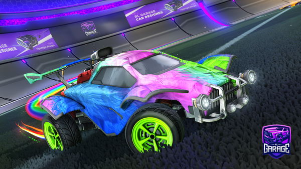 A Rocket League car design from Blackpanda7795