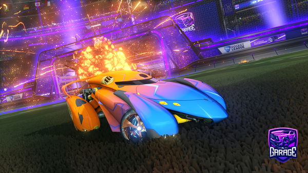 A Rocket League car design from squishynuggets