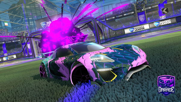 A Rocket League car design from Joaoanjos