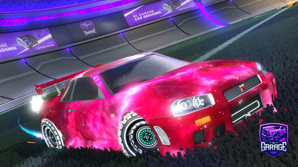 A Rocket League car design from Ox0375