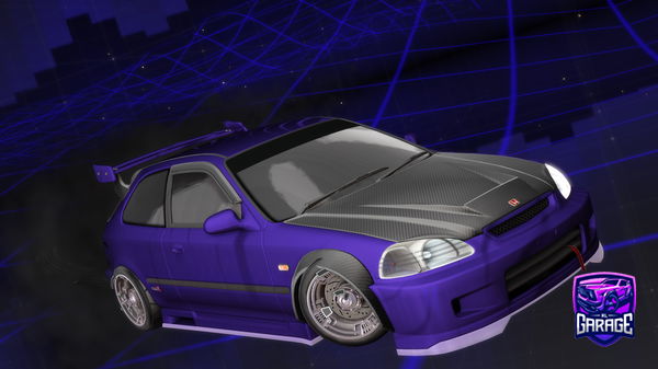 A Rocket League car design from Ciofologo09