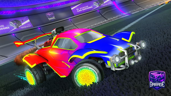 A Rocket League car design from Airborne_USA