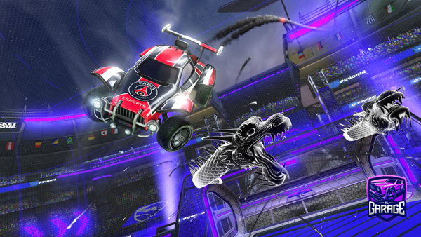 A Rocket League car design from Blastingbull189