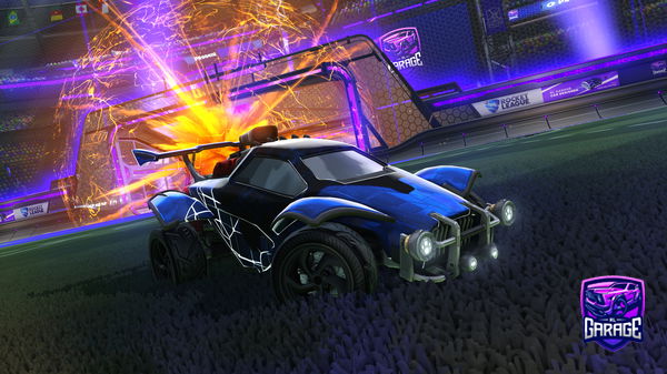 A Rocket League car design from Cryptiksz