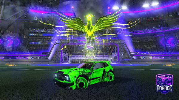 A Rocket League car design from GalaxyWaffle49