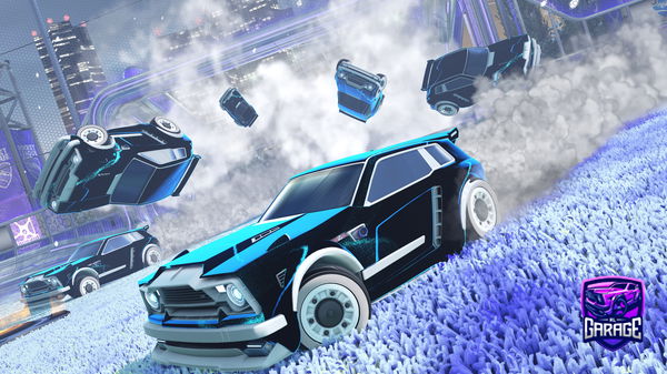 A Rocket League car design from Gangws