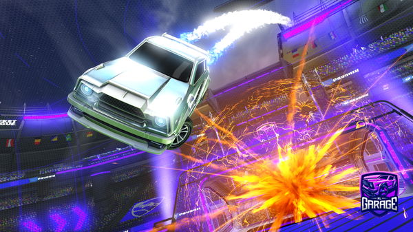 A Rocket League car design from SchoolPizzaParty