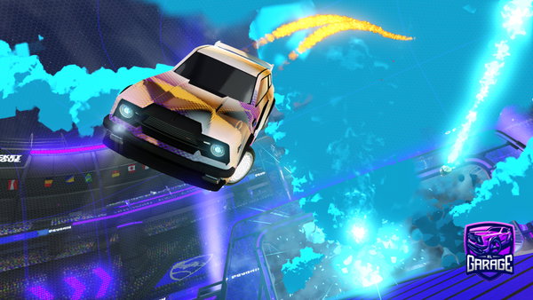 A Rocket League car design from Yartek_RL