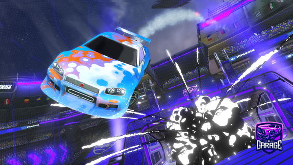 A Rocket League car design from Skyline_99