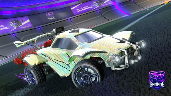 A Rocket League car design from Zzkos