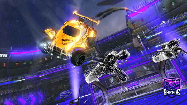 A Rocket League car design from DRAGON_89