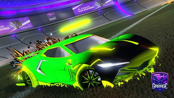 A Rocket League car design from zozob7