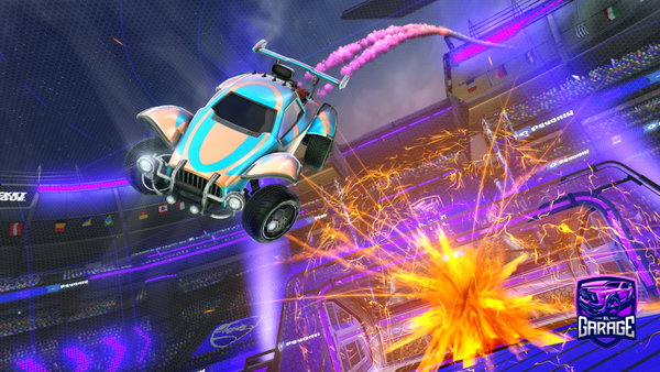 A Rocket League car design from Matiahte
