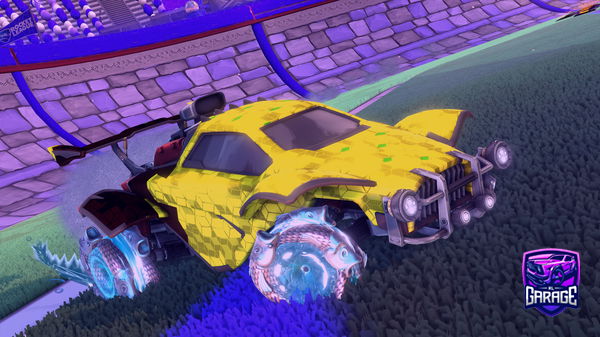 A Rocket League car design from Funkraven