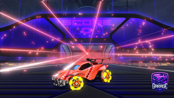 A Rocket League car design from hshw