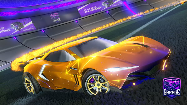 A Rocket League car design from PiGN