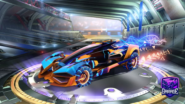 A Rocket League car design from irosario78