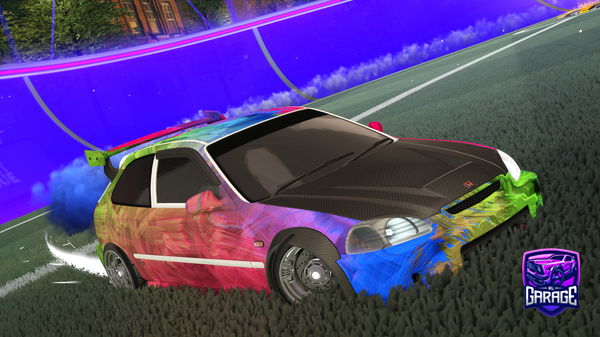 A Rocket League car design from BasicChamp