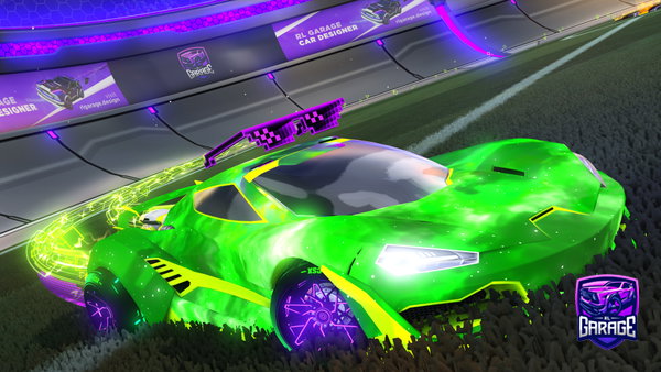 A Rocket League car design from Zorly