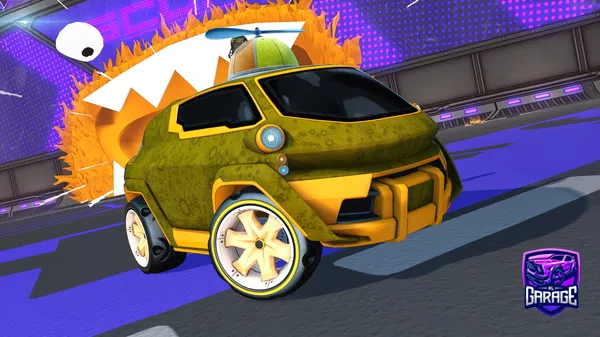 A Rocket League car design from dextertheo
