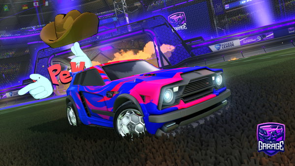 A Rocket League car design from SamMac_RL