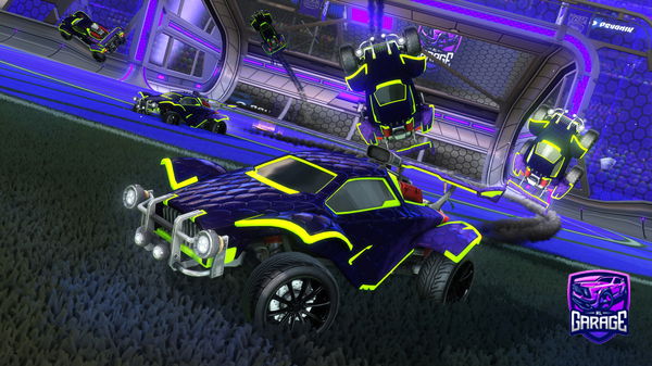 A Rocket League car design from BRAVElion2476