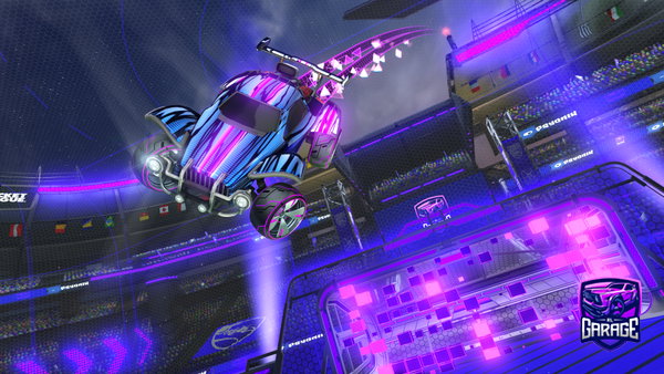 A Rocket League car design from AlphaGhost204
