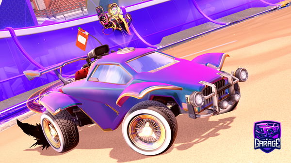 A Rocket League car design from WaffleKatz