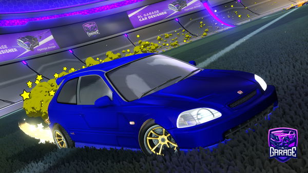 A Rocket League car design from JetJosho