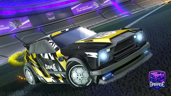 A Rocket League car design from RYZE_Vitql